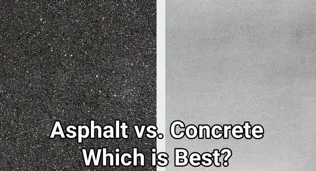 concrete vs asphalt driveway