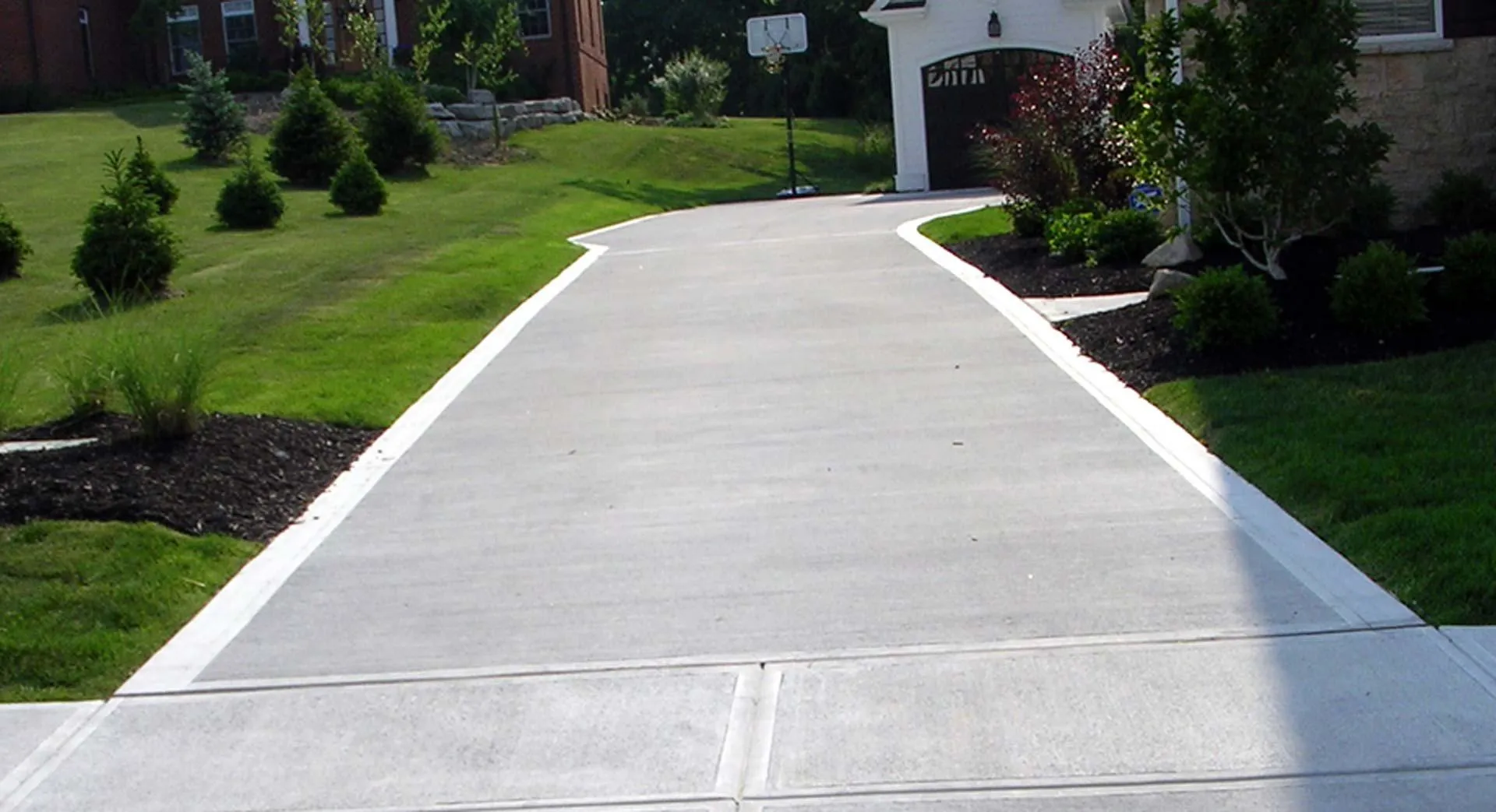 concrete driveway